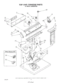03 - Section parts for Whirlpool Dryer LE6680XPW0 from AppliancePartsPros.com