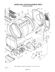 05 - Upper And Lower Bulkhead , Literatu parts for Whirlpool Dryer CS5100XSW0 from AppliancePartsPros.com