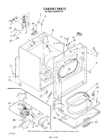 02 - Section parts for Whirlpool Dryer LE9500XTW0 from AppliancePartsPros.com