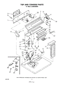 02 - Section parts for Whirlpool Dryer LE9800XMW0 from AppliancePartsPros.com