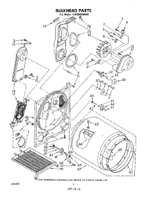04 - Section parts for Whirlpool Dryer LE9800XMW0 from AppliancePartsPros.com