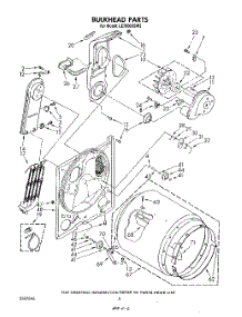 04 - Section parts for Whirlpool Dryer LE7800XSW2 from AppliancePartsPros.com