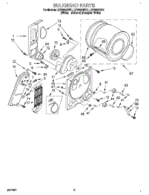 03 - Section parts for Whirlpool Dryer LEV6634BN1 from AppliancePartsPros.com