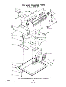 02 - Section parts for Whirlpool Dryer 3CFE2510W2 from AppliancePartsPros.com
