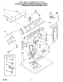 02 - Section parts for Whirlpool Dryer LEC7858AN2 from AppliancePartsPros.com