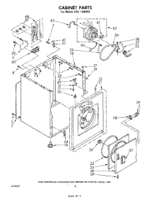 03 - Cabinet , Literature And Optional parts for Whirlpool Dryer CFE1300W3 from AppliancePartsPros.com