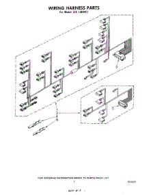 05 - Wiring Harness parts for Whirlpool Dryer CFE1300W3 from AppliancePartsPros.com