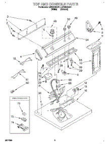 02 - Section parts for Whirlpool Dryer LER6848AW1 from AppliancePartsPros.com