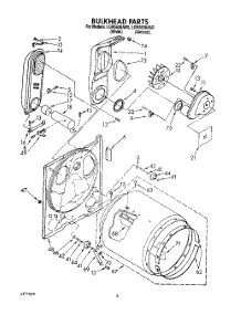 03 - Section parts for Whirlpool Dryer LGR5638AW0 from AppliancePartsPros.com