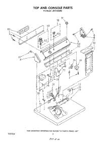 02 - Section parts for Whirlpool Dryer LE7010XSW0 from AppliancePartsPros.com