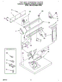 02 - Section parts for Whirlpool Dryer LET6638AN2 from AppliancePartsPros.com