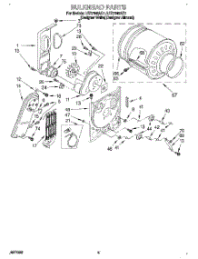 03 - Section parts for Whirlpool Dryer LER7646AZ1 from AppliancePartsPros.com