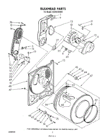 04 - Bulkhead , Literature And Optional parts for Whirlpool Dryer CG2951XSW0 from AppliancePartsPros.com