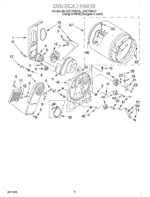 03 - Section parts for Whirlpool Dryer LER7646EQ0 from AppliancePartsPros.com