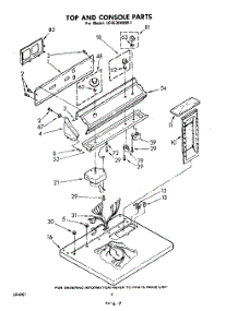 03 - Section parts for Whirlpool Dryer LE5530XKW1 from AppliancePartsPros.com