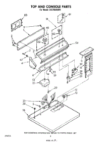 02 - Section parts for Whirlpool Dryer LE5700XKW1 from AppliancePartsPros.com