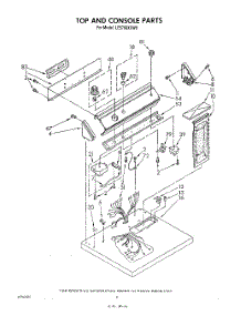 02 - Section parts for Whirlpool Dryer LE5790XSW0 from AppliancePartsPros.com