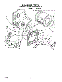 04 - Bulkhead parts for Whirlpool Dryer LGV4434AW0 from AppliancePartsPros.com