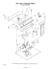 02 - Section parts for Whirlpool Dryer LE5705XPW1 from AppliancePartsPros.com