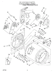 03 - Section parts for Whirlpool Dryer LER8858EQ2 from AppliancePartsPros.com