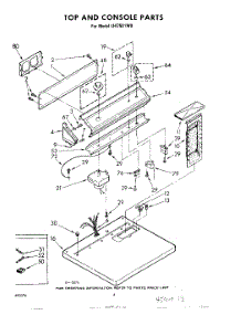 03 - Section parts for Whirlpool Dryer LHI7501W0 from AppliancePartsPros.com