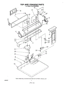 02 - Section parts for Whirlpool Dryer GLE7900XMW1 from AppliancePartsPros.com