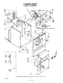 03 - Section parts for Whirlpool Dryer GLE7900XMW1 from AppliancePartsPros.com