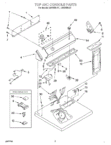 02 - Section parts for Whirlpool Dryer LER5636EZ1 from AppliancePartsPros.com