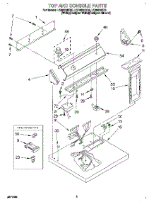 02 - Section parts for Whirlpool Dryer LER6638DW0 from AppliancePartsPros.com