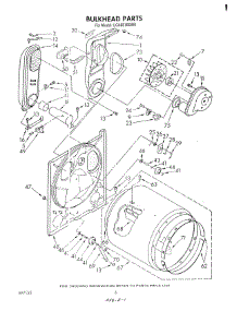 04 - Bulkhead parts for Whirlpool Dryer LG6881XSW0 from AppliancePartsPros.com