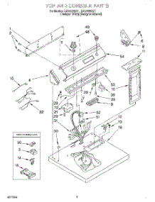 02 - Section parts for Whirlpool Dryer LEC8858DZ1 from AppliancePartsPros.com