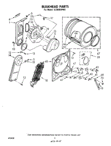 04 - Section parts for Whirlpool Dryer LE3000XPW0 from AppliancePartsPros.com