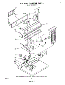 03 - Section parts for Whirlpool Dryer LE5780XKW0 from AppliancePartsPros.com