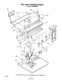 02 - Section parts for Whirlpool Dryer LE7000XMW1 from AppliancePartsPros.com