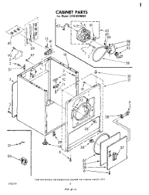 02 - Section parts for Whirlpool Dryer LE5530XMW0 from AppliancePartsPros.com