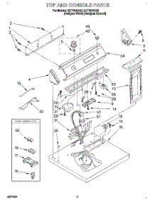 02 - Section parts for Whirlpool Dryer LET7848AQ2 from AppliancePartsPros.com