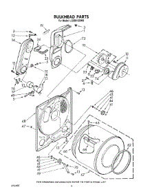 04 - Bulkhead parts for Whirlpool Dryer LG5801XSW0 from AppliancePartsPros.com