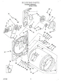 03 - Section parts for Whirlpool Dryer LER5848EQ1 from AppliancePartsPros.com