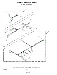 06 - Wiring Harness parts for Whirlpool Dryer GCG2501XMW1 from AppliancePartsPros.com