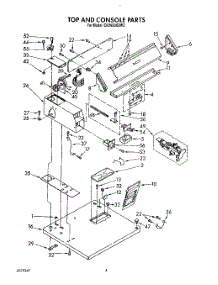 03 - Top And Console parts for Whirlpool Dryer CE2950XSW2 from AppliancePartsPros.com