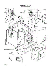 04 - Cabinet parts for Whirlpool Dryer CE2950XSW2 from AppliancePartsPros.com
