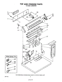02 - Section parts for Whirlpool Dryer LE9800XSW0 from AppliancePartsPros.com
