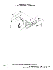 03 - Console parts for Whirlpool Dryer GCG2101XMW0 from AppliancePartsPros.com