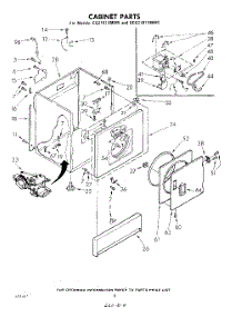 06 - Cabinet parts for Whirlpool Dryer GCG2101XMW0 from AppliancePartsPros.com