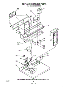 03 - Section parts for Whirlpool Dryer LE5600XMW0 from AppliancePartsPros.com