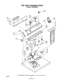 02 - Section parts for Whirlpool Dryer LE7000XPW0 from AppliancePartsPros.com