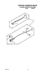 03 - Wiring Harness parts for Whirlpool Dryer CG1751XYW0 from AppliancePartsPros.com