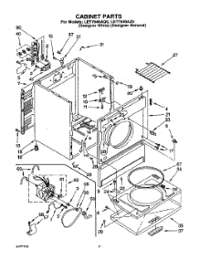 02 - Section parts for Whirlpool Dryer LET7646AQ0 from AppliancePartsPros.com