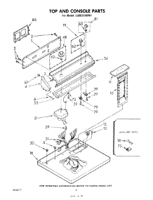 02 - Section parts for Whirlpool Dryer LG5531XKW1 from AppliancePartsPros.com