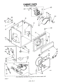 03 - Section parts for Whirlpool Dryer LG5531XKW1 from AppliancePartsPros.com